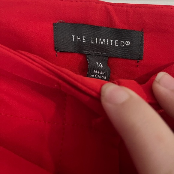 The limited red paper bag waist shorts size 14 - Picture 3 of 4